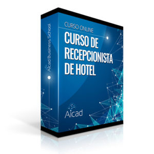 Técnico profesional recepcionista de hotel